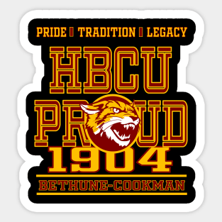 Bethune 1904 Cookman University Apparel Sticker